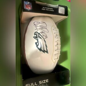 Philadelphia Eagles #29 Nate Allen Autographed Football